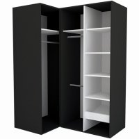 Dulap de Colt LEX Model B 170-117-218 GRI/OGLINDA/DECOR 4299